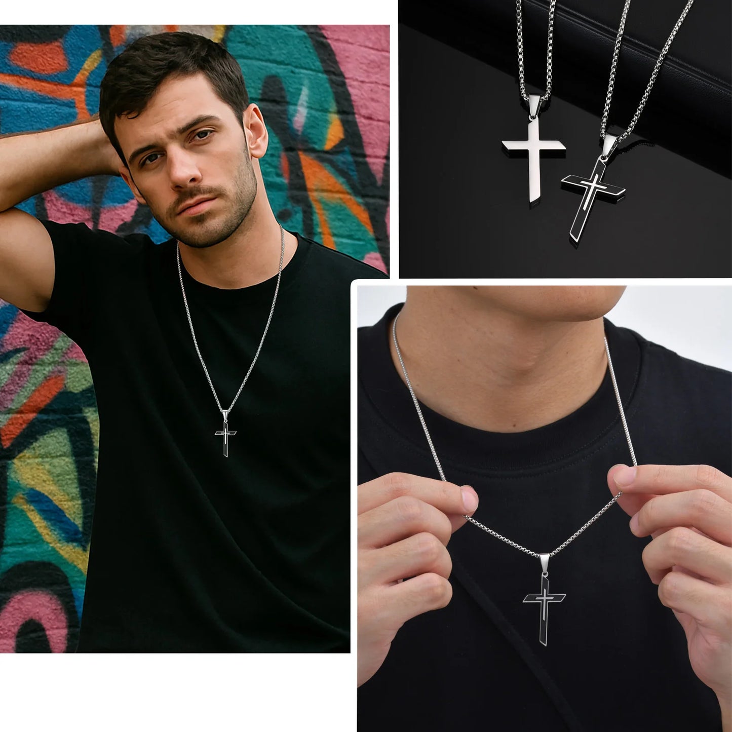 Simple Cross Necklace