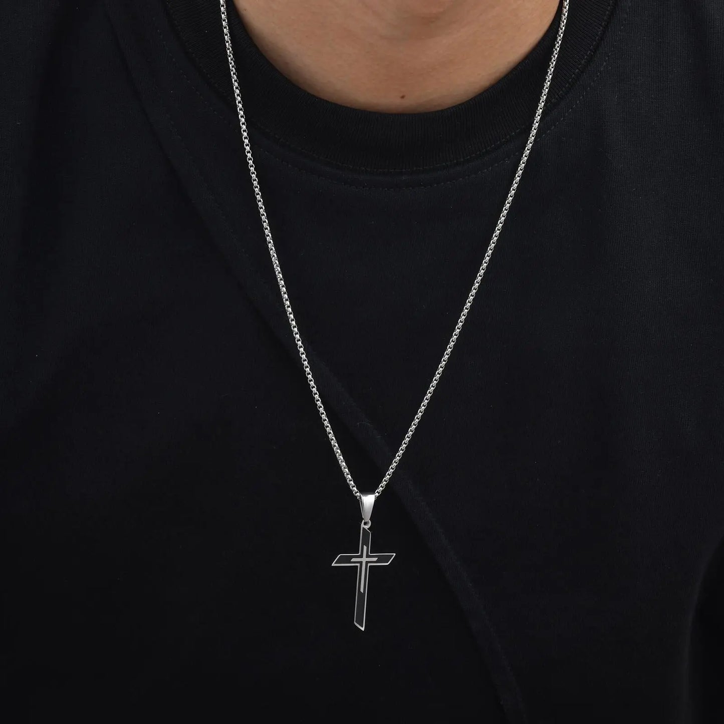 Simple Cross Necklace