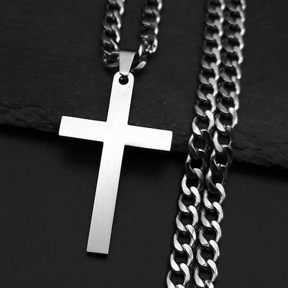 Gold Cross Chain Necklace