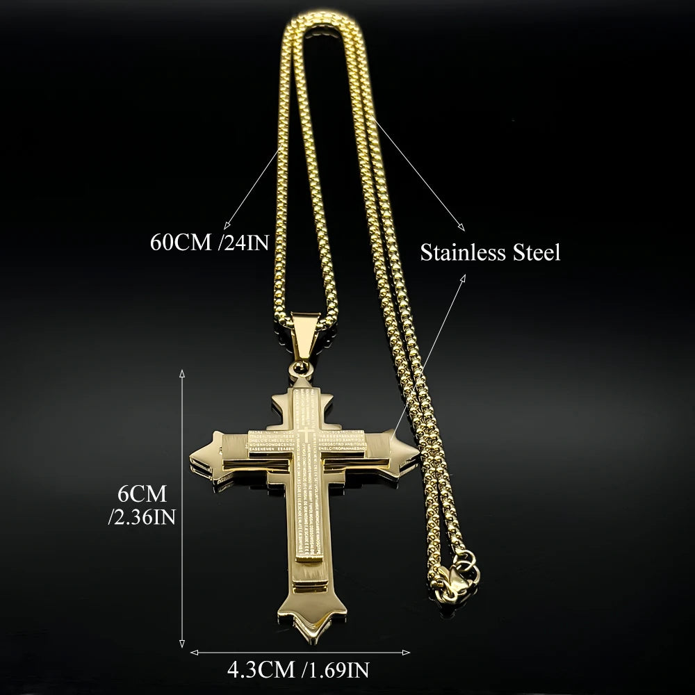 Bible Verse Gold Pendant