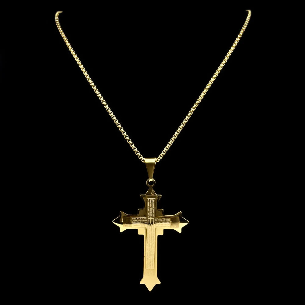 Bible Verse Gold Pendant